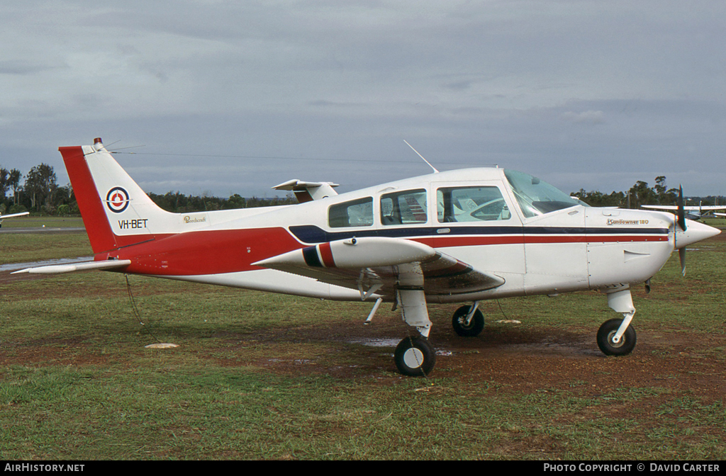 Aircraft Photo of VH-BET | Beech C23 Sundowner 180 | Hoxton Park Flying School | AirHistory.net #5437