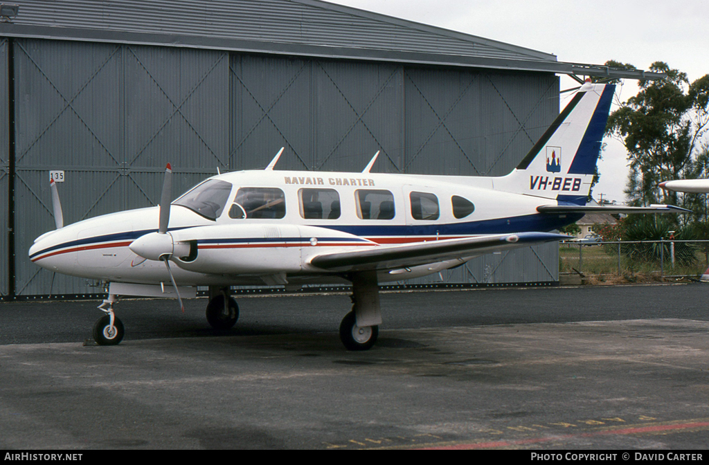 Aircraft Photo of VH-BEB | Piper PA-31-310 Navajo | Navair | AirHistory.net #5452