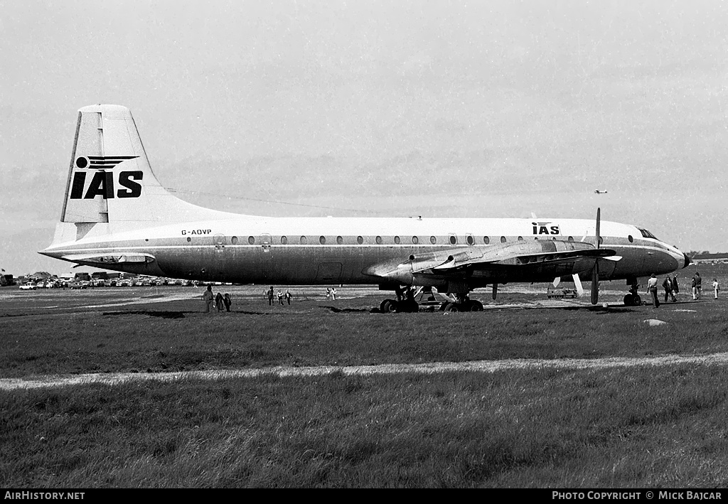 Aircraft Photo of G-AOVP | Bristol 175 Britannia 312F | IAS Cargo Airlines - International Aviation Services | AirHistory.net #5455