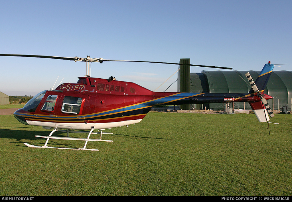 Aircraft Photo of G-STER | Bell 206B JetRanger II | AirHistory.net #5456