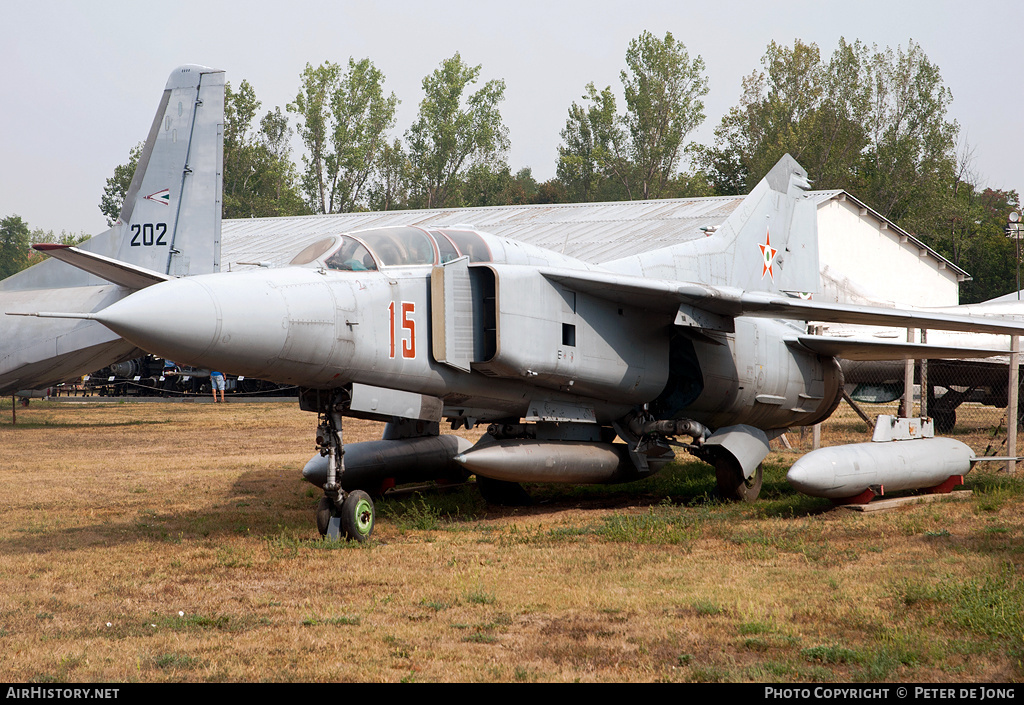 Aircraft Photo of 15 | Mikoyan-Gurevich MiG-23UB | Hungary - Air Force | AirHistory.net #5487