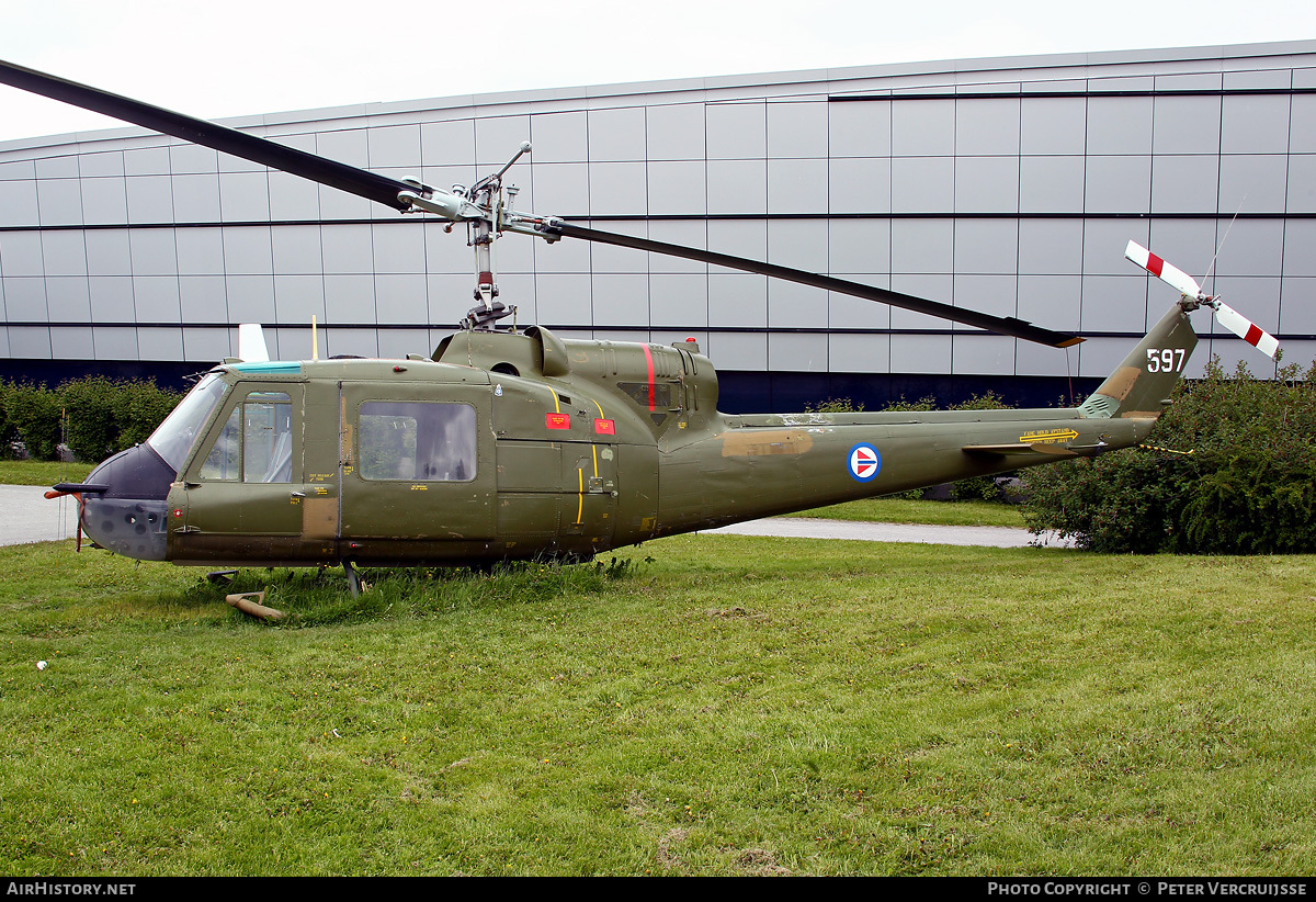Aircraft Photo of 597 | Bell UH-1B Iroquois | Norway - Air Force | AirHistory.net #5494