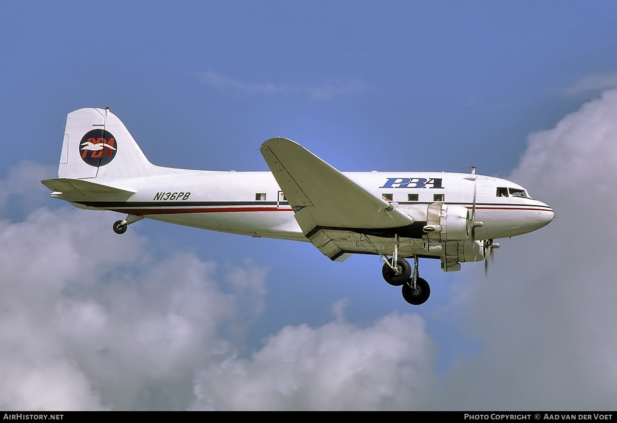 Aircraft Photo of N136PB | Douglas DC-3(A) | PBA - Provincetown-Boston Airline | AirHistory.net #5500