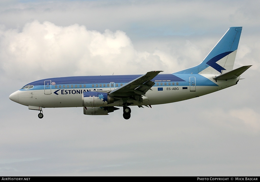Aircraft Photo of ES-ABG | Boeing 737-505 | Estonian Air | AirHistory.net #5524