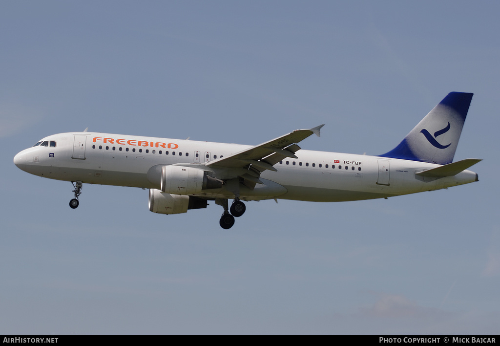 Aircraft Photo of TC-FBF | Airbus A320-212 | Freebird Airlines | AirHistory.net #5526
