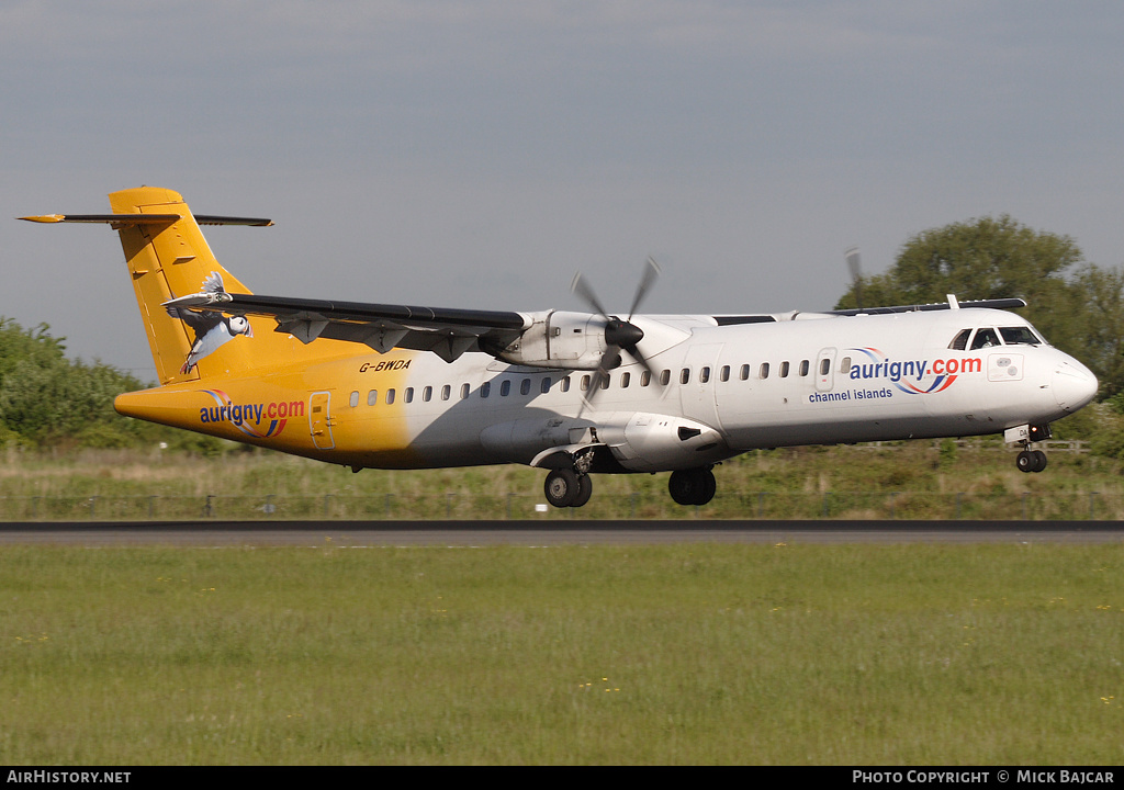 Aircraft Photo of G-BWDA | ATR ATR-72-202 | Aurigny Air Services | AirHistory.net #5527