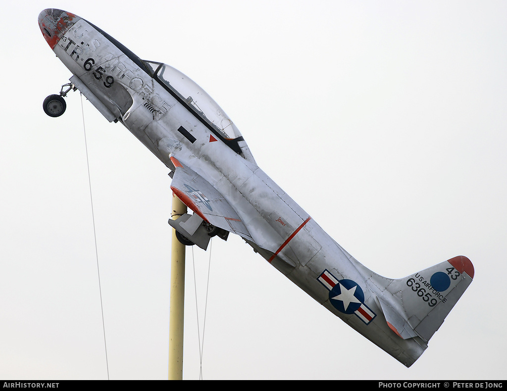 Aircraft Photo of 56-3659 / 63659 | Lockheed T-33A | USA - Air Force | AirHistory.net #5568