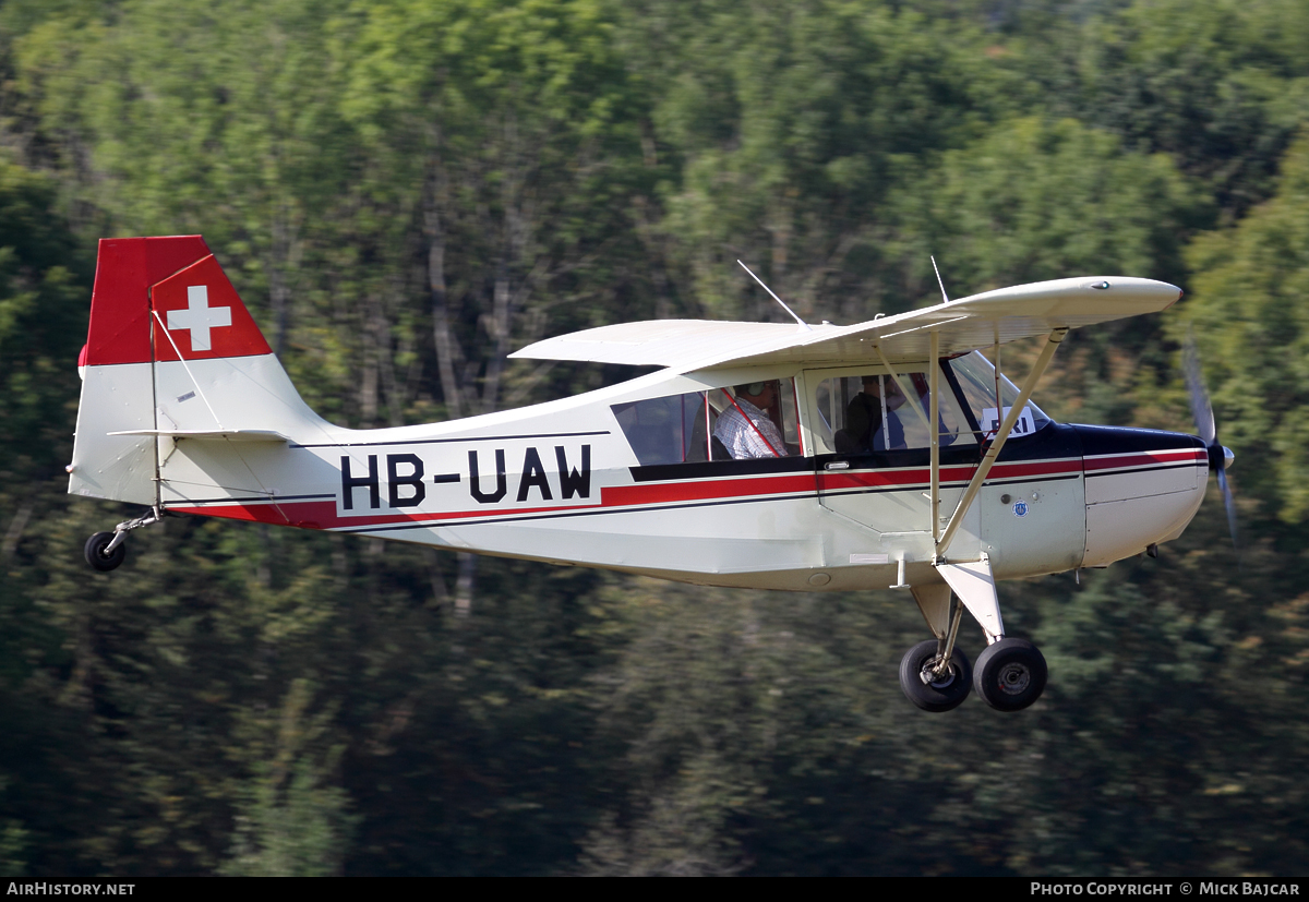 Aircraft Photo of HB-UAW | American Champion 7ECA Citabria Aurora | AirHistory.net #5583