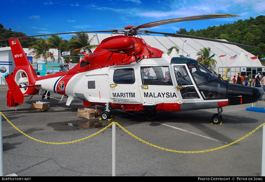 Aircraft Photo of M70-03 | Eurocopter AS-365N-3 Dauphin 2 | Malaysia - Coast Guard | AirHistory.net #5601