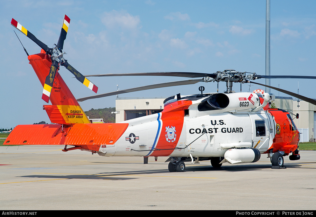 Aircraft Photo of 6023 | Sikorsky MH-60T Jayhawk (S-70B-5) | USA - Coast Guard | AirHistory.net #5612