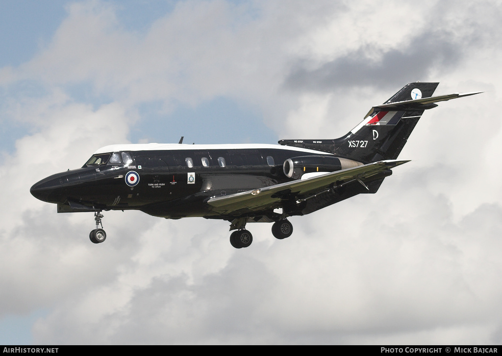 Aircraft Photo of XS727 | Hawker Siddeley HS-125-2 Dominie T1 | UK - Air Force | AirHistory.net #5637