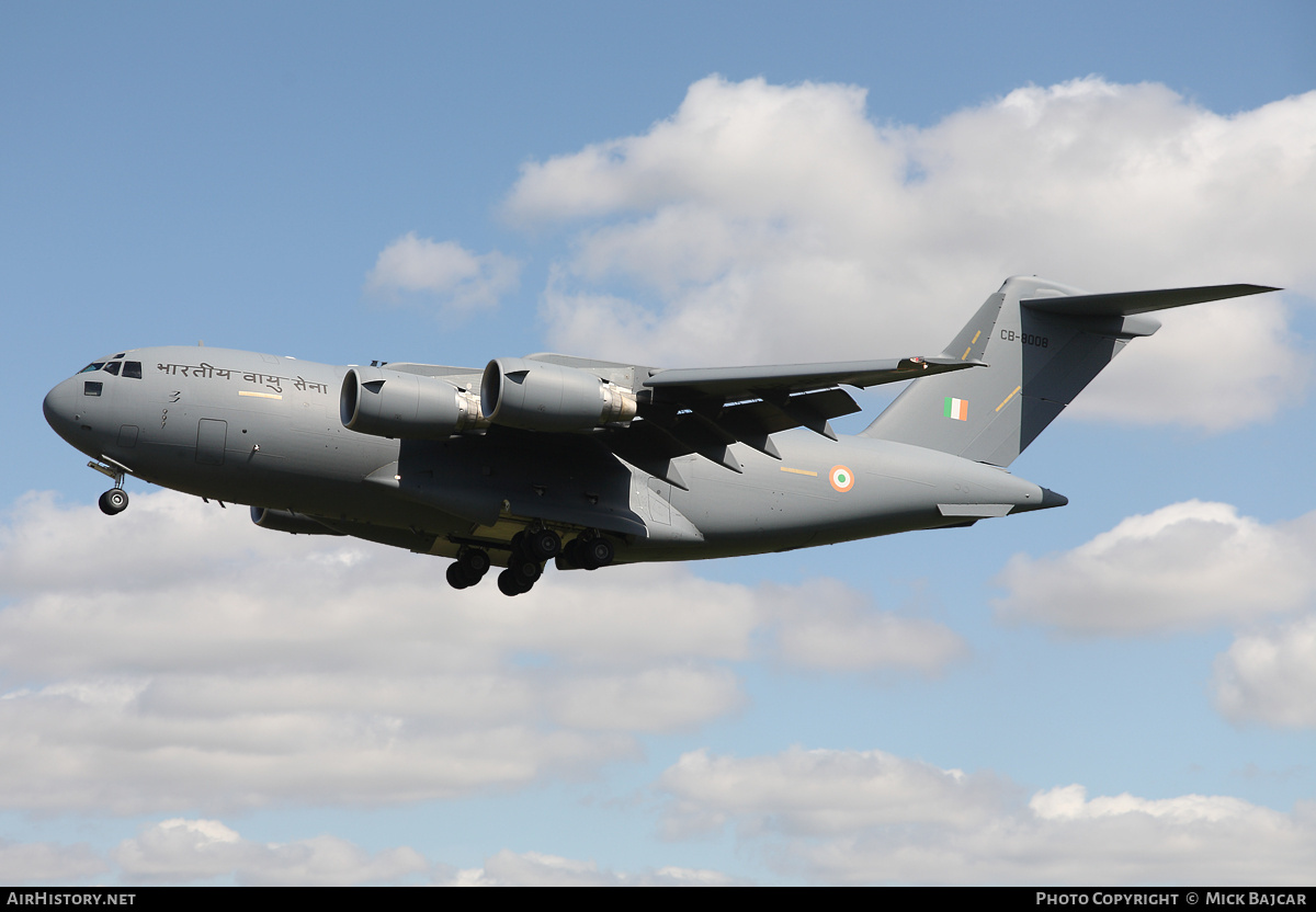 Aircraft Photo of CB-8008 | Boeing C-17A Globemaster III | India - Air Force | AirHistory.net #5639