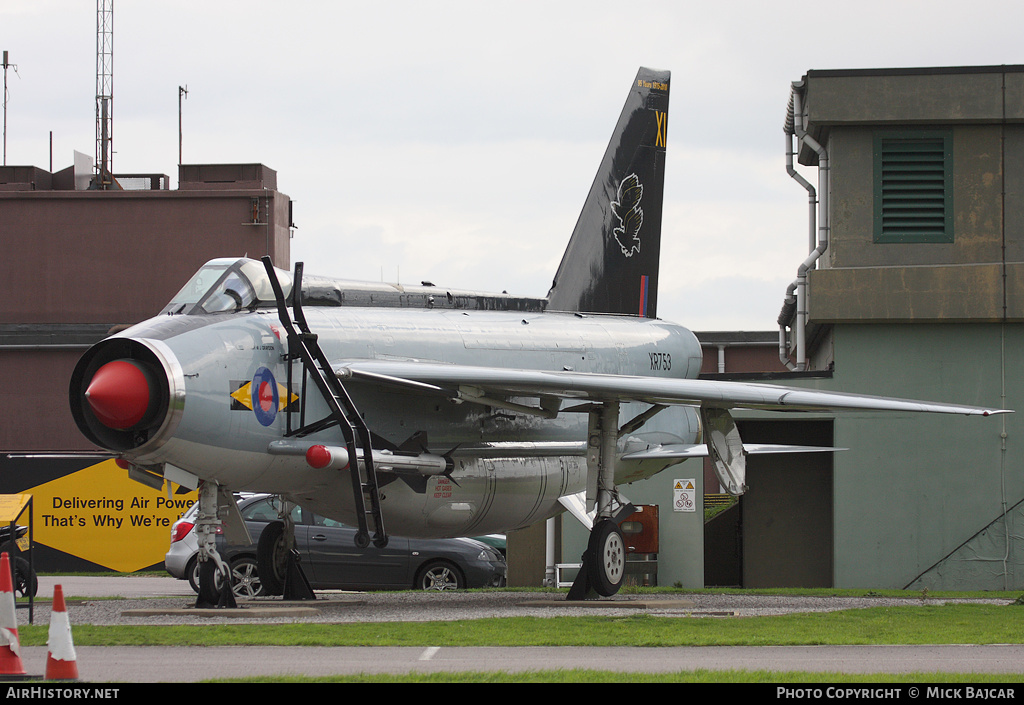 Aircraft Photo of XR753 | English Electric Lightning F6 | UK - Air Force | AirHistory.net #5641