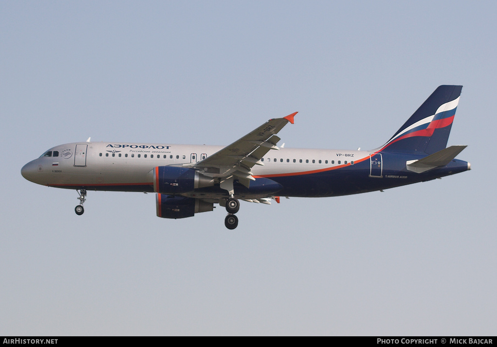 Aircraft Photo of VP-BRZ | Airbus A320-214 | Aeroflot - Russian Airlines | AirHistory.net #5651