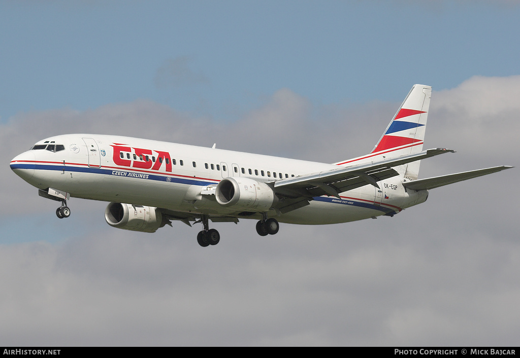 Aircraft Photo of OK-EGP | Boeing 737-45S | ČSA - Czech Airlines | AirHistory.net #5694