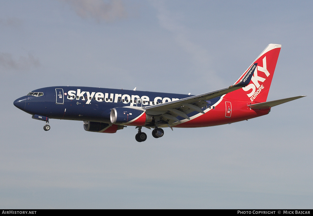 Aircraft Photo of OM-NGL | Boeing 737-76N | SkyEurope Airlines | AirHistory.net #5695