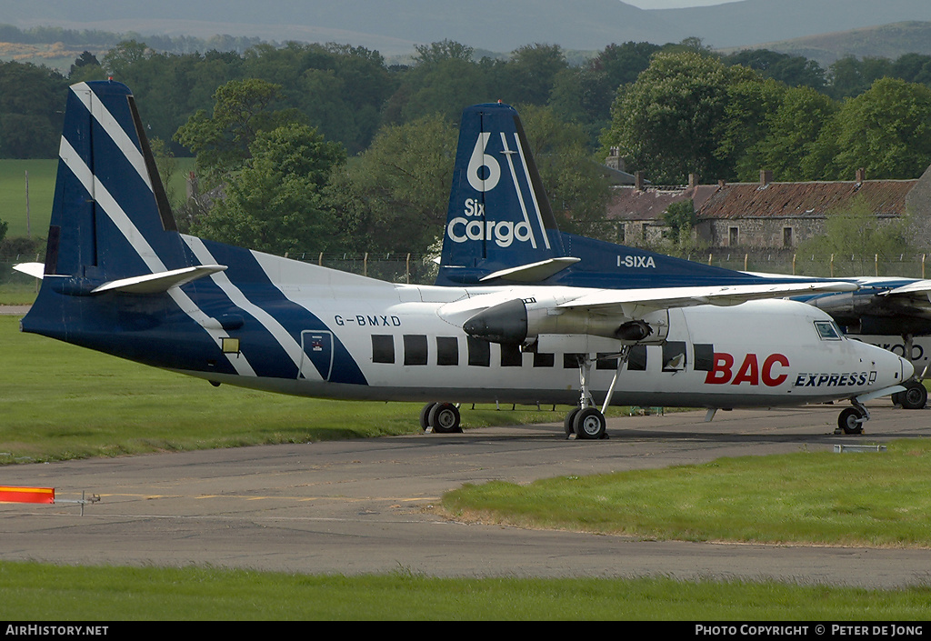 Aircraft Photo of G-BMXD | Fokker F27-500F Friendship | BAC Express Airlines | AirHistory.net #5706