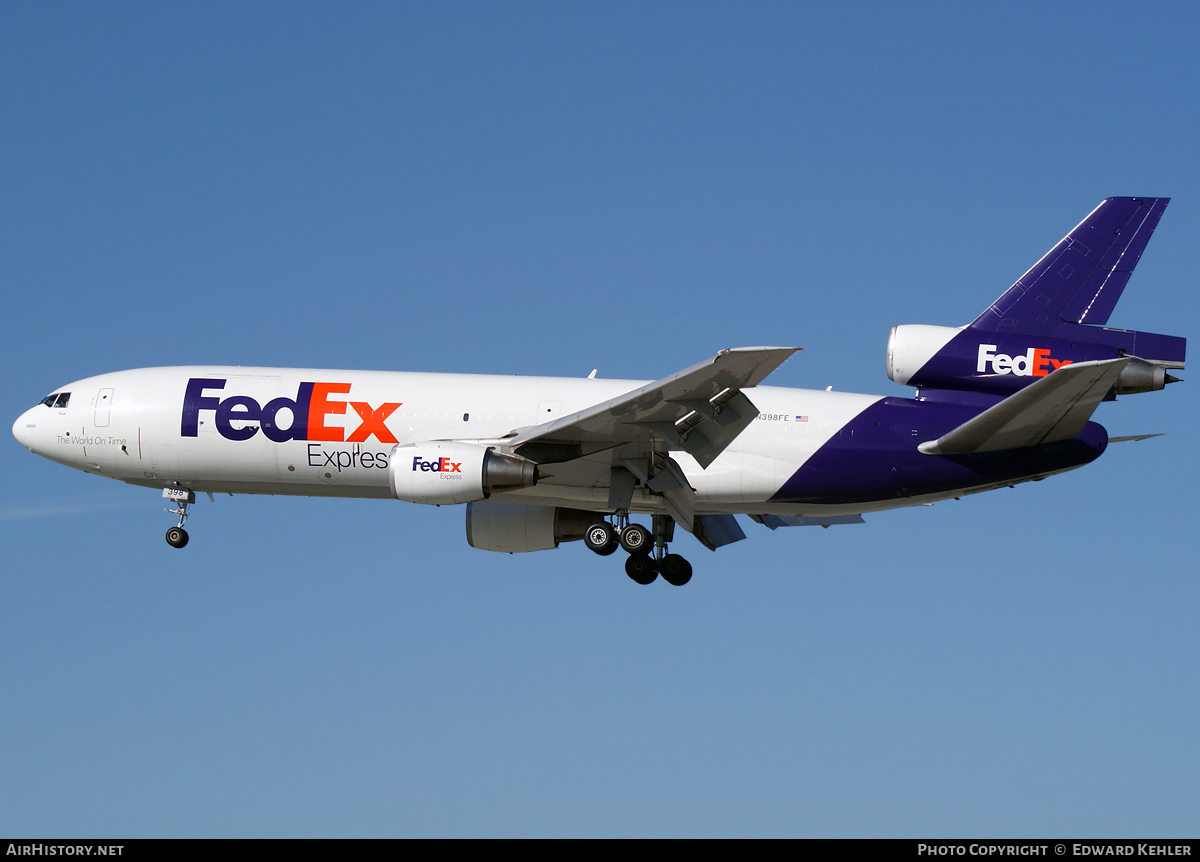 Aircraft Photo of N398FE | Boeing MD-10-10F | FedEx Express - Federal Express | AirHistory.net #5709