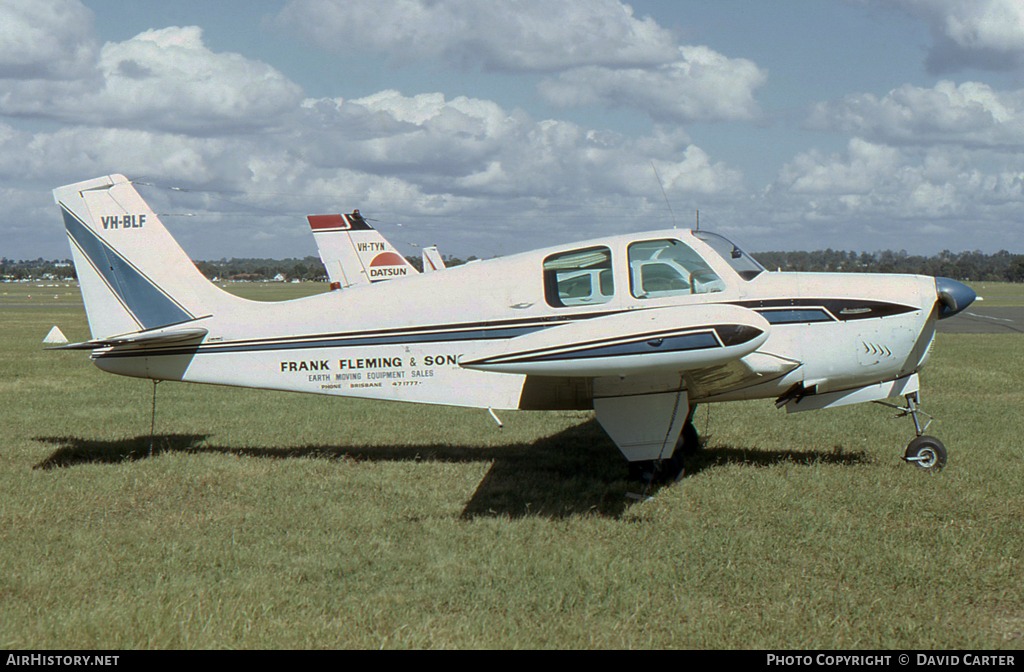 Aircraft Photo of VH-BLF | Beech 33 Debonair | Frank Fleming and Son | AirHistory.net #5722