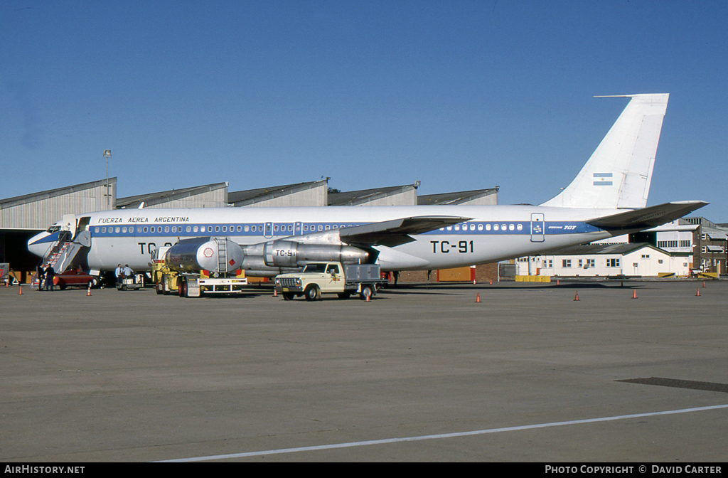Aircraft Photo of TC-91 | Boeing 707-387B | Argentina - Air Force | AirHistory.net #5737