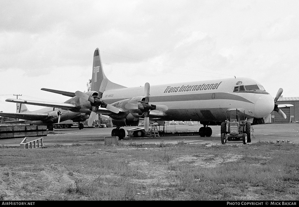 Aircraft Photo of N852U | Lockheed L-188C(F) Electra | Trans International Airlines - TIA | AirHistory.net #5754