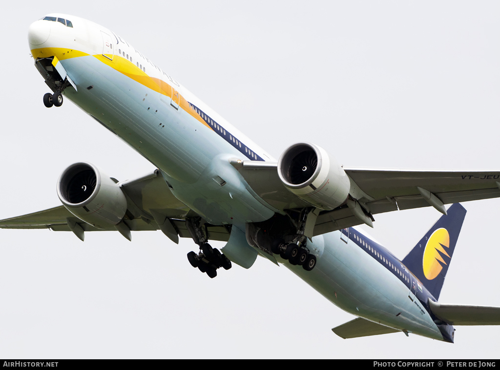 Aircraft Photo of VT-JEU | Boeing 777-35R/ER | Jet Airways | AirHistory.net #5765