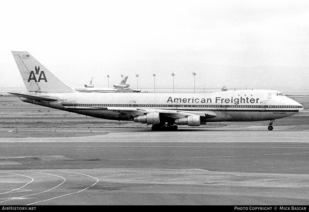 Aircraft Photo of N9672 | Boeing 747-123(SF) | American Airlines Freighter | AirHistory.net #5772