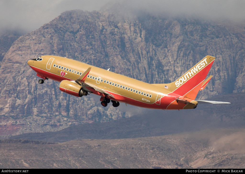 Aircraft Photo of N773SA | Boeing 737-7H4 | Southwest Airlines | AirHistory.net #5786
