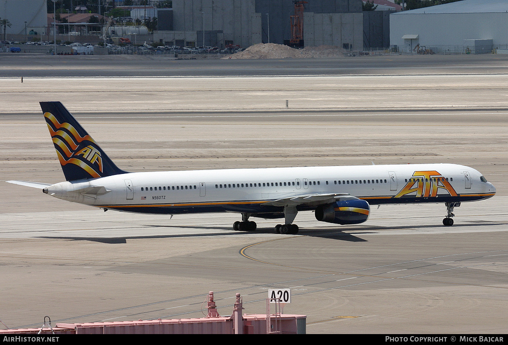 Aircraft Photo of N560TZ | Boeing 757-33N | ATA Airlines - American Trans Air | AirHistory.net #5789