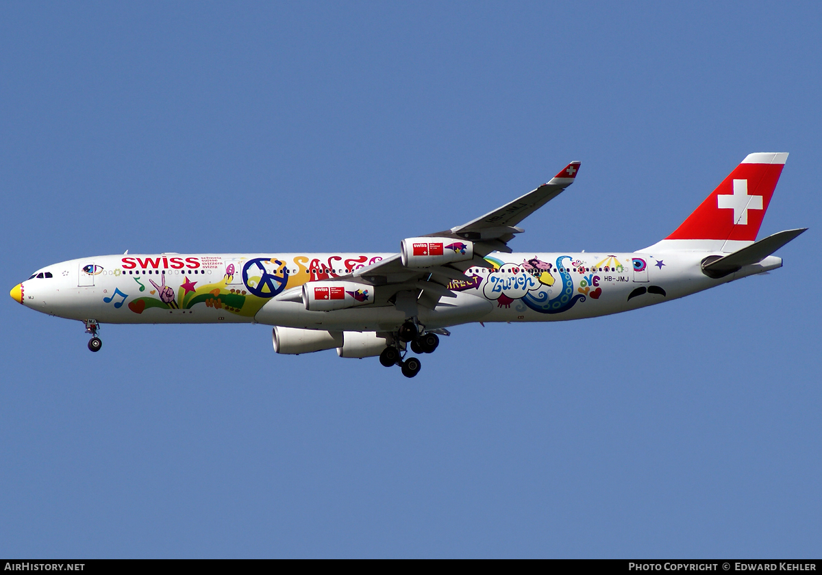 Aircraft Photo of HB-JMJ | Airbus A340-313 | Swiss International Air Lines | AirHistory.net #5793