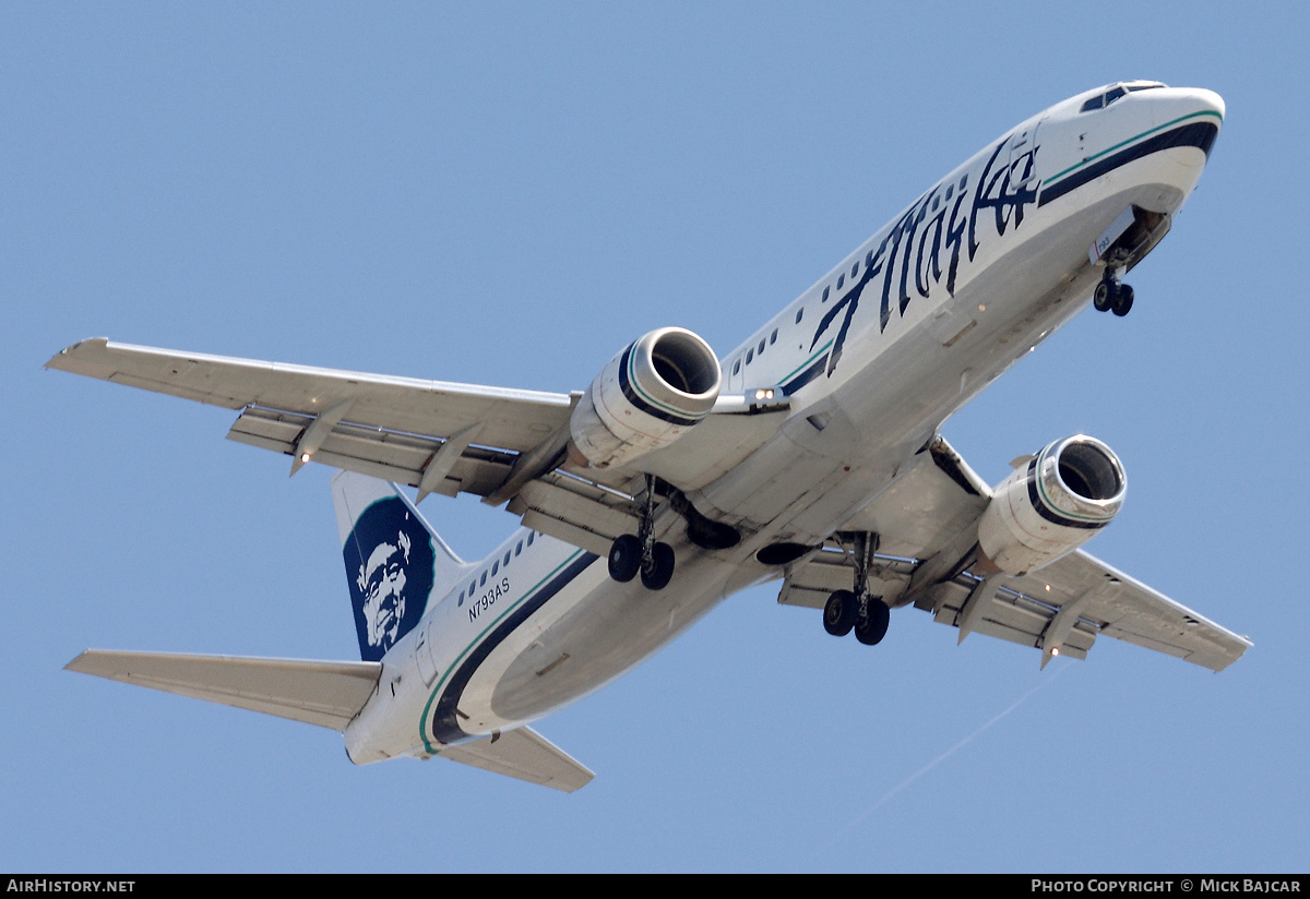 Aircraft Photo of N793AS | Boeing 737-490 | Alaska Airlines | AirHistory.net #5800