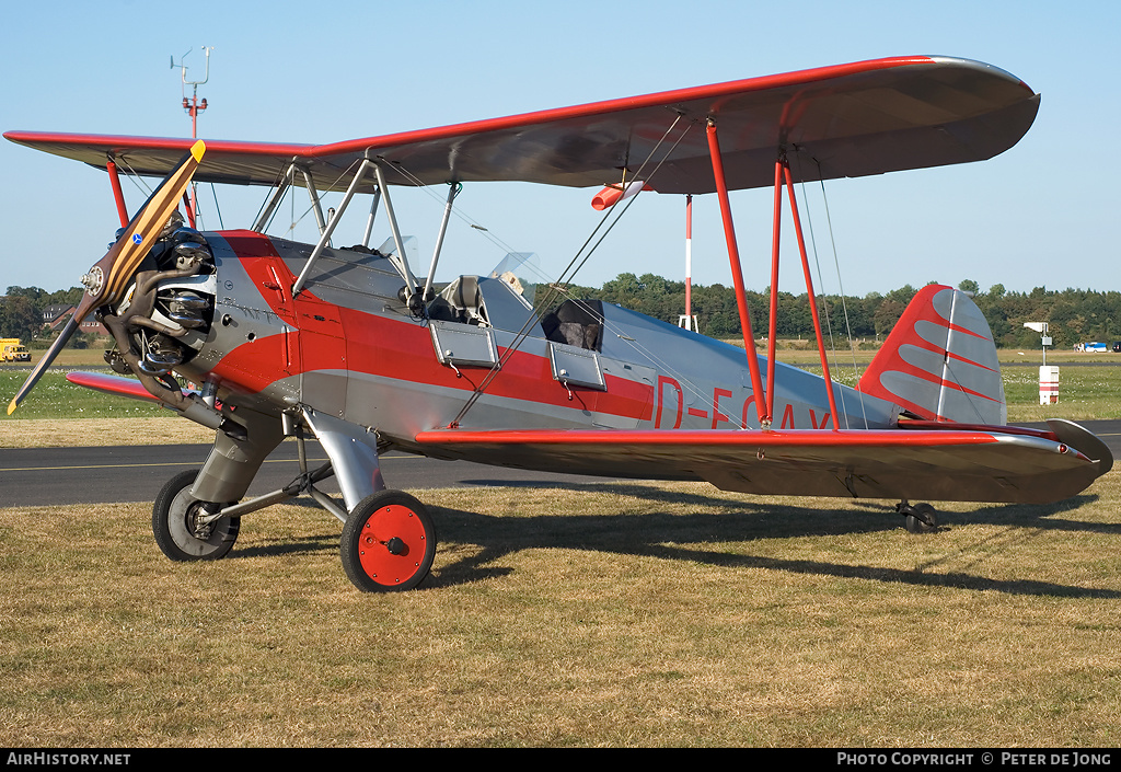 Aircraft Photo of D-EQAX | Focke-Wulf Fw-44J Stieglitz | AirHistory.net #5804