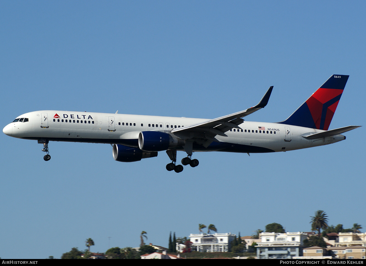 Aircraft Photo of N549US | Boeing 757-251 | Delta Air Lines | AirHistory.net #5805