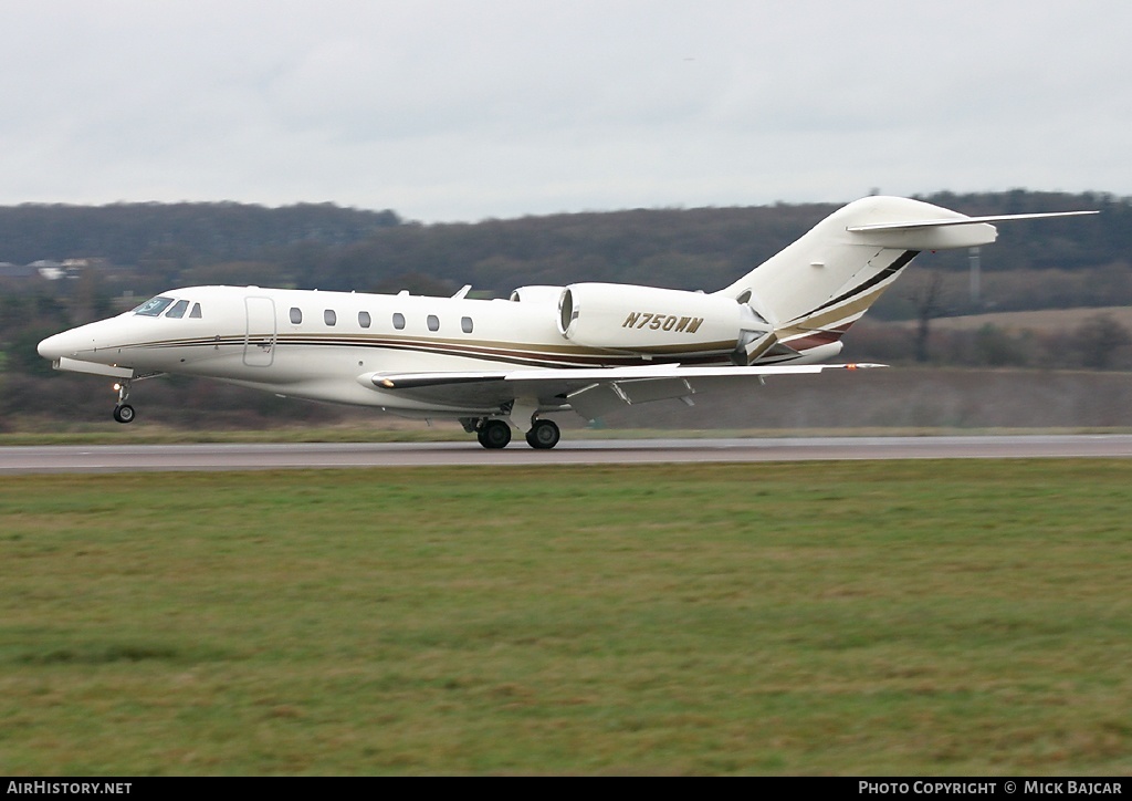 Aircraft Photo of N750WM | Cessna 750 Citation X | AirHistory.net #5825