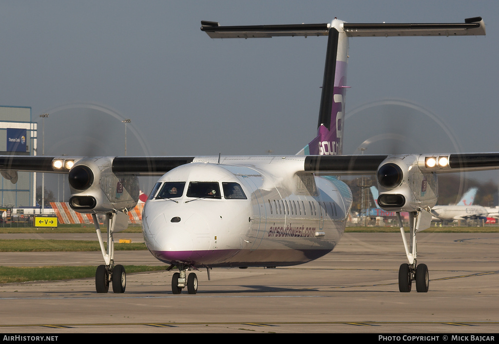 Aircraft Photo of G-WOWC | De Havilland Canada DHC-8-311 Dash 8 | Air Southwest | AirHistory.net #5895