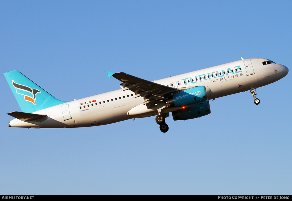 Aircraft Photo of TC-TCC | Airbus A320-232 | Turkuaz Airlines | AirHistory.net #5901
