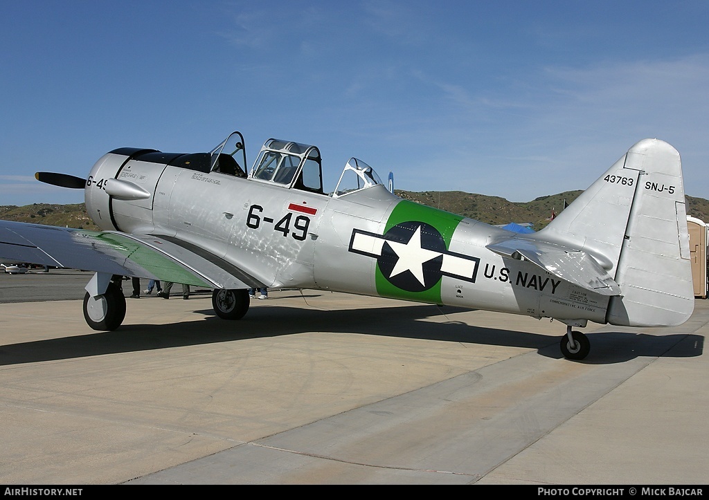 Aircraft Photo of N7300C / 43763 | North American AT-6D Texan | Commemorative Air Force | USA - Navy | AirHistory.net #5910