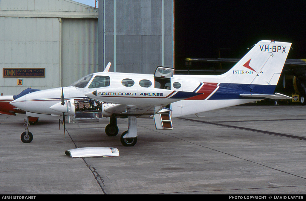 Aircraft Photo of VH-BPX | Cessna 402 | South Coast Airlines - SCA | AirHistory.net #5942