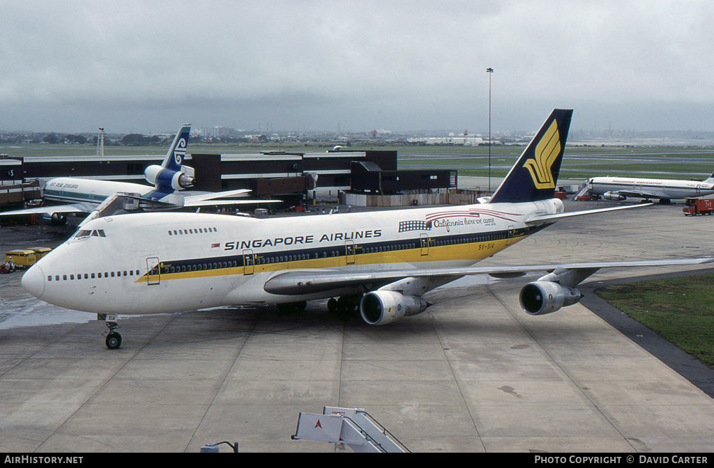 Aircraft Photo of 9V-SIA | Boeing 747-212B | Singapore Airlines | AirHistory.net #5949