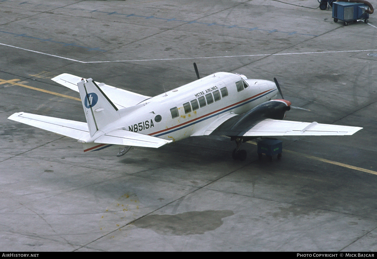 Aircraft Photo of N851SA | Beech 99 Airliner | Metro Airlines | AirHistory.net #5969