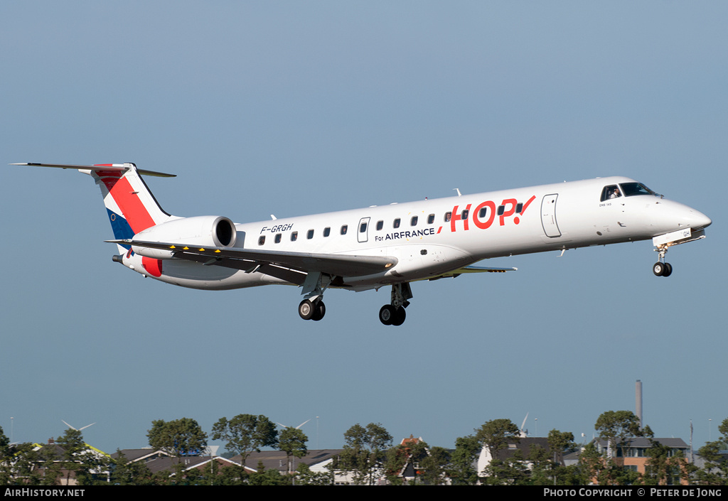 Aircraft Photo of F-GRGH | Embraer ERJ-145EU (EMB-145EU) | Hop! | AirHistory.net #6000