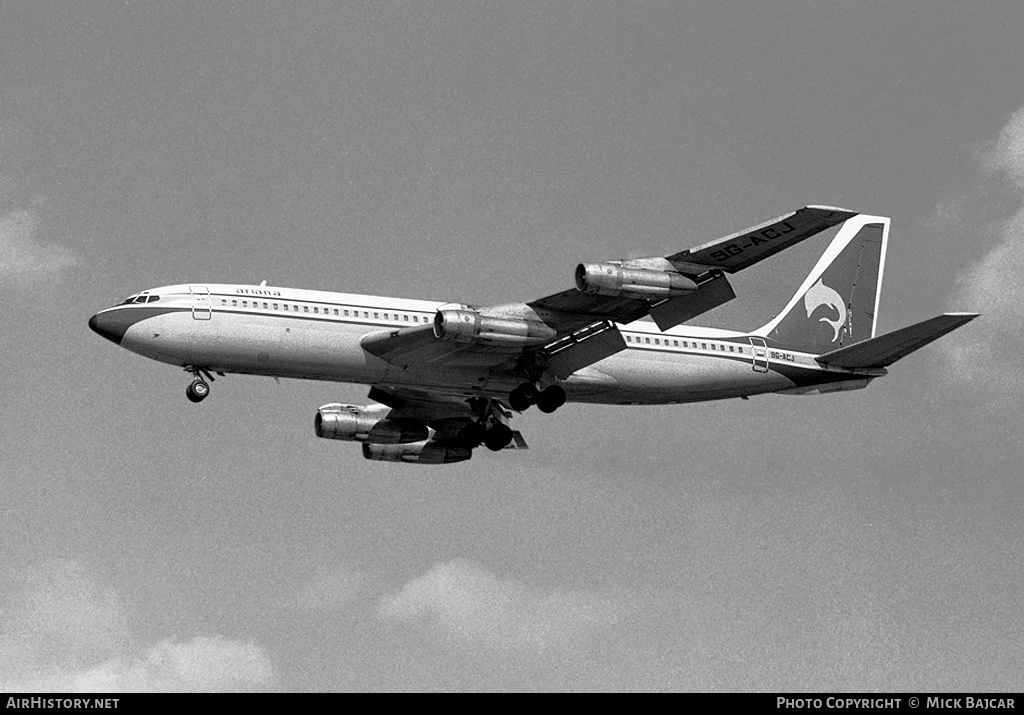 Aircraft Photo of 9G-ACJ | Boeing 707-139(B) | Ariana Afghan Airlines | AirHistory.net #6011