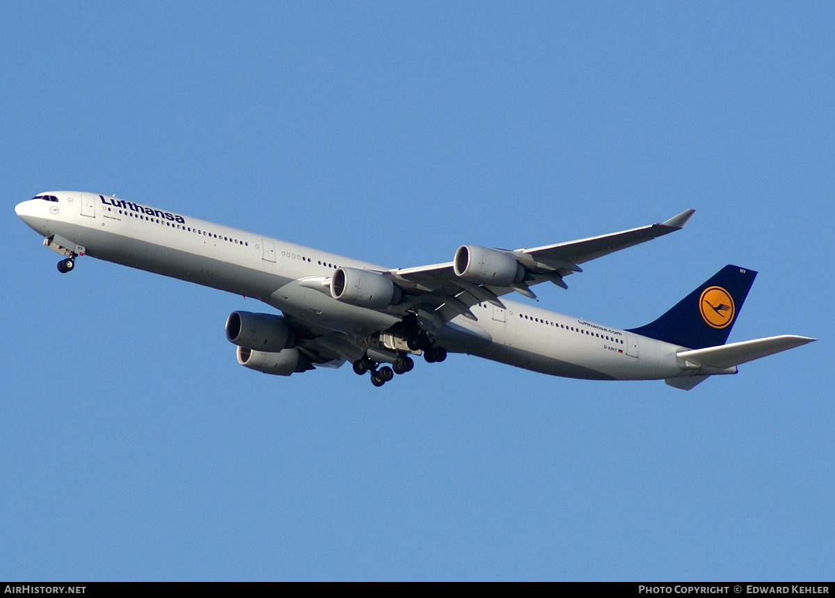 Aircraft Photo of D-AIHY | Airbus A340-642 | Lufthansa | AirHistory.net #6039