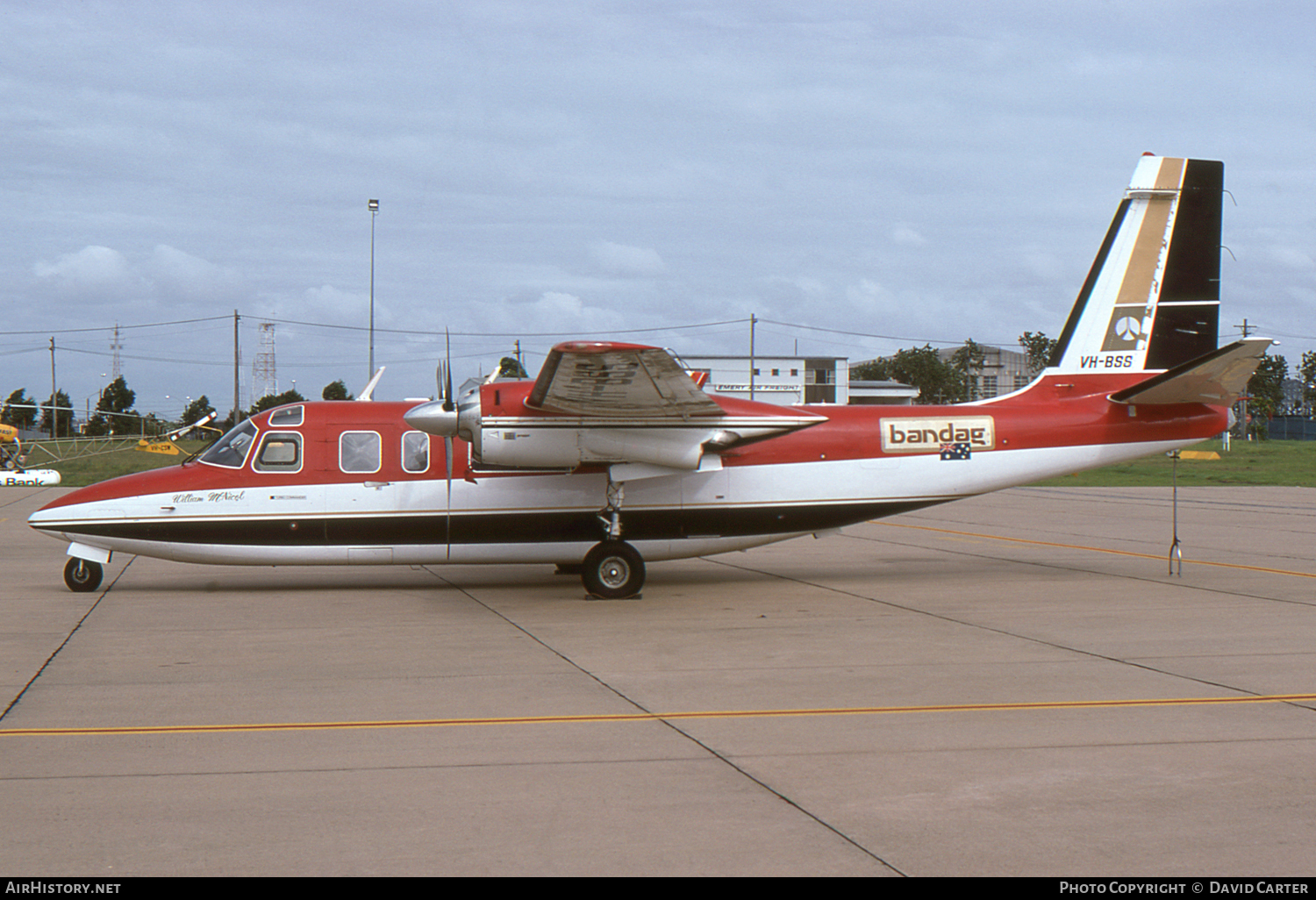 Aircraft Photo of VH-BSS | Rockwell 690 Turbo Commander | Bandag | AirHistory.net #6051