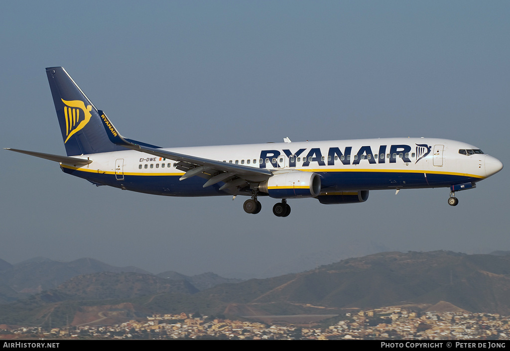 Aircraft Photo of EI-DWE | Boeing 737-8AS | Ryanair | AirHistory.net #6071