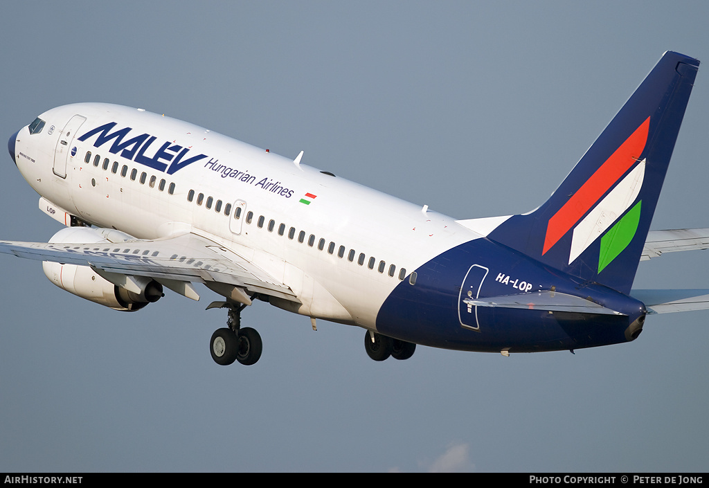 Aircraft Photo of HA-LOP | Boeing 737-7Q8 | Malév - Hungarian Airlines | AirHistory.net #6084