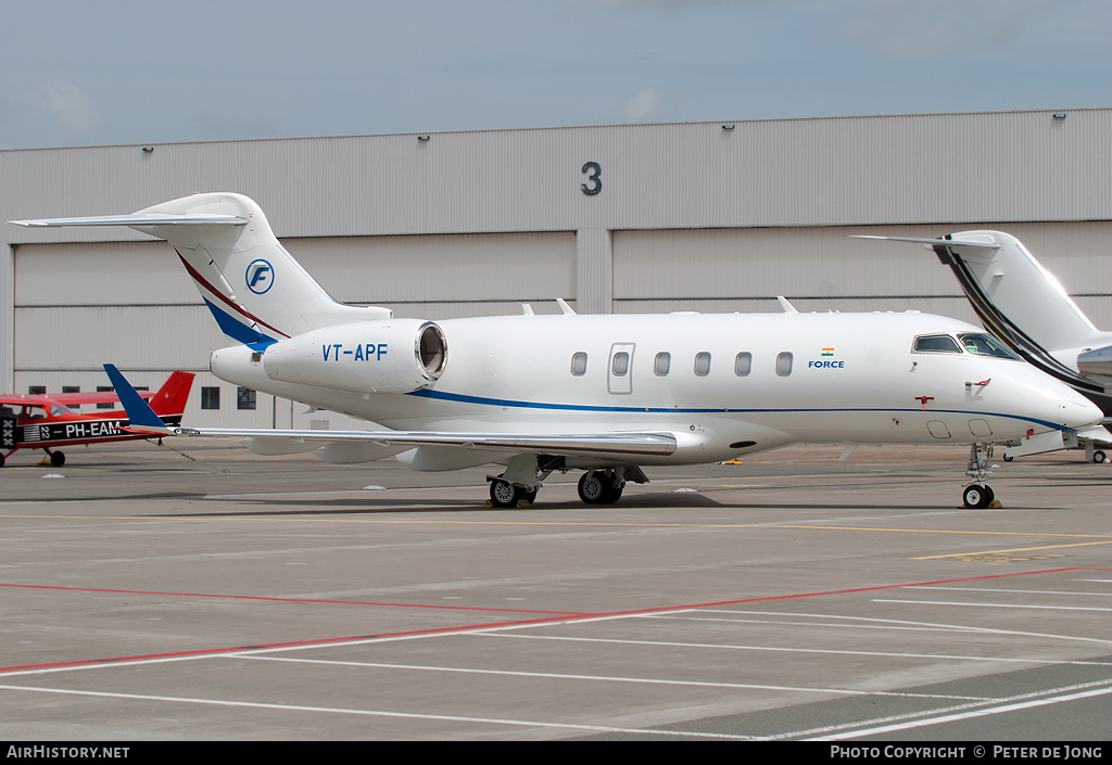 Aircraft Photo of VT-APF | Bombardier Challenger 300 (BD-100-1A10) | Force Motors | AirHistory.net #6091