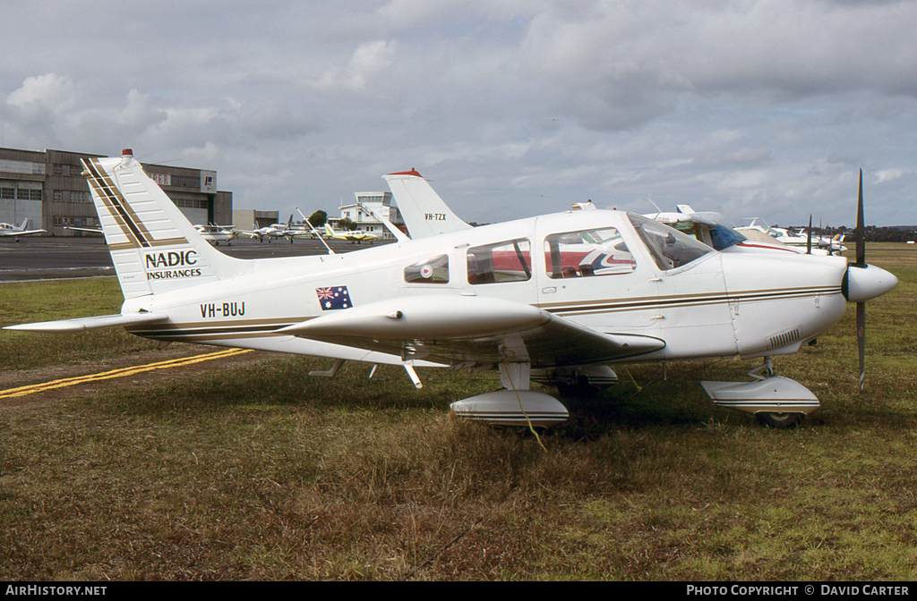 Aircraft Photo of VH-BUJ | Piper PA-28-235 Cherokee Pathfinder | Nadic Insurances | AirHistory.net #6111