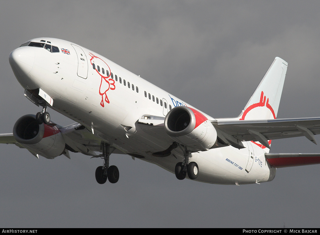 Aircraft Photo of G-TOYE | Boeing 737-33A | Bmibaby | AirHistory.net #6121