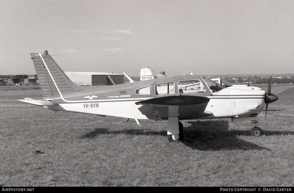 Aircraft Photo of VH-BVM | Piper PA-28R-200 Cherokee Arrow II | Australian Flying Training School - AFTS | AirHistory.net #6126